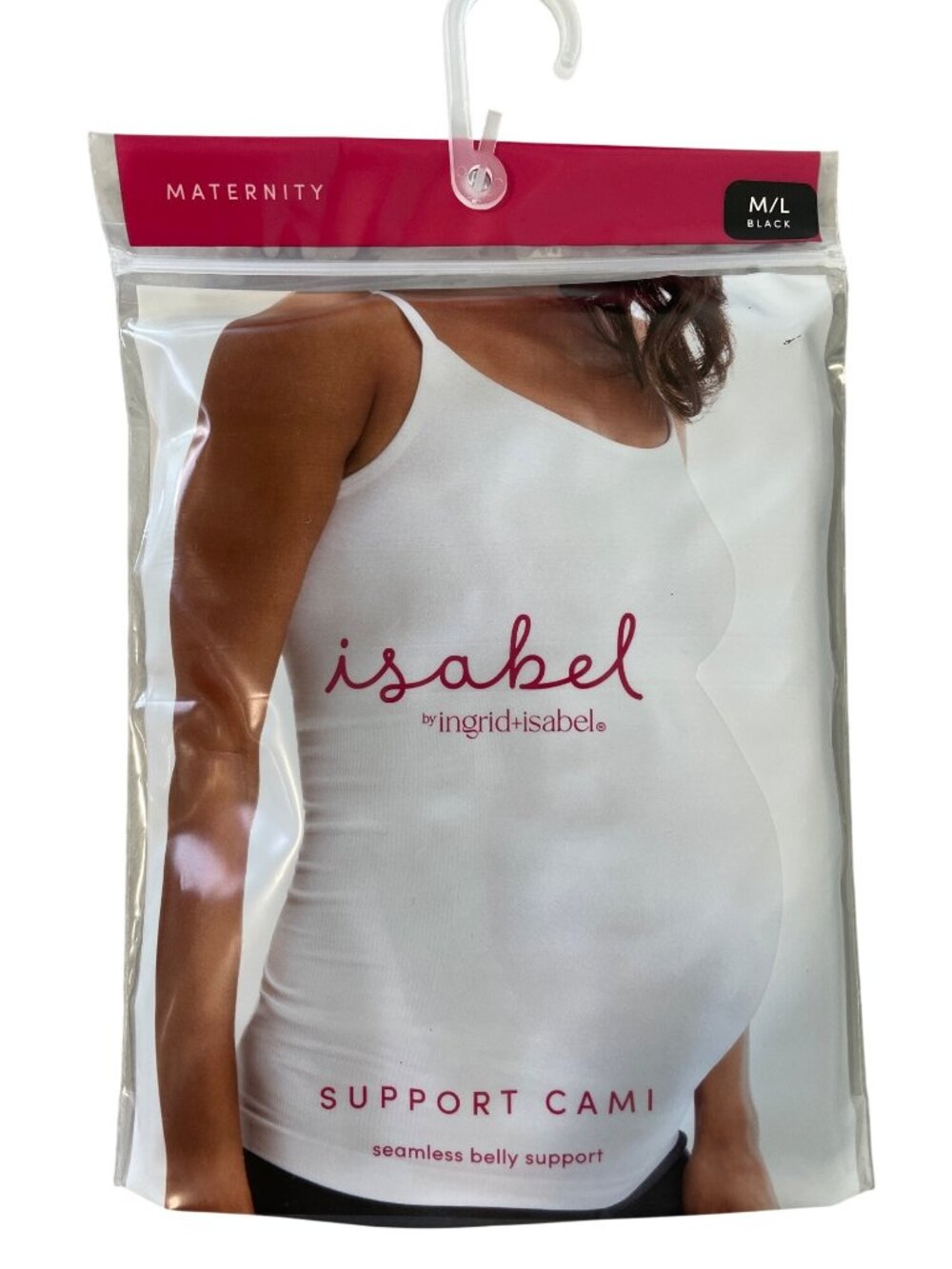 Isabel By Ingrid + Isabel Maternity Cami Medium/Large Seamless Belly Support NEW